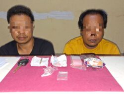 Polsek Pangean Berhasil Ungkap Peredaran Narkotika Jenis Sabu, Dua Pelaku Diamankan