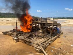 Wakapolda Riau pimpin Langsung dilapangan Operasi PETI Kuantan 2025 Hari Ke-4