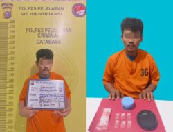 Sat Resnarkoba Polres Pelalawan Tangkap Pengedar Narkoba Di Desa Kesuma