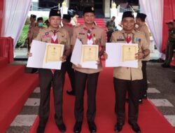 5 Kader Terbaik Gerakan Pramuka Pelalawan di Anugrahi Lencana Karya Bhakti dari Kwartir Nasional
