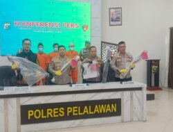 Polres Pelalawan Tangkap 3 Tersangka Pembakaran Lahan di Balam Merah dan TNTN