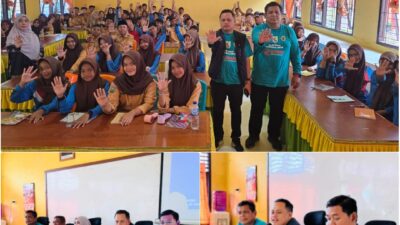 Stop Kekerasan Seksual dan Bullying! DP3AP2KB Bersama Komnas PA Pelalawan Turun ke Sekolah