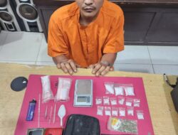 Polsek Ukui Polres Pelalawan Bekuk Pengedar Narkoba di Ukui