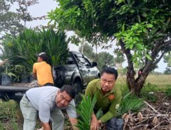 Camat Bunut, beserta APDESI dan Seluruh ASN laksanakan Gotong Royong
