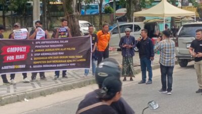 GMPP Gelar Aksi Damai Pertanyakan OTT KPK atas Gubenur Riau