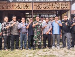 Silahturahmi Dan Kopi Morning Bersama Perwira Penghubung Kabupaten Pelalawan Kodim 0313/KPR