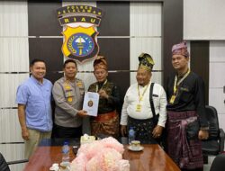 Hulubalang LAMR Pelalawan dan Kapolres Pelalawan Bersinergi Jaga Keamanan dan Ketertiban