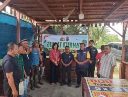 Komitmen Jaga Kamtibmas Satresnarkoba Polres Pelalawan Adakan Jum’at Curhat