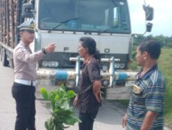Satlantas Polres Pelalawan Intensifkan Patroli R4 di Jalintim Tertibkan Pengguna Jalan
