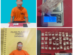 Tersangka Narkoba Ditangkap di Pangkalan Kuras, Pelalawan