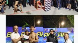 Meriah Balap Lari 100 M Green Policing, Polres Pelalawam Wujudkan Kamtibmas Aman dan Nyaman