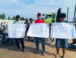 Keluarga Besar Ali Usman Demo di Pelabuhan PT Arara Abadi, Tuntut Pengembalian Lahan
