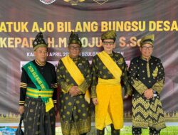 Khidmat dan Sarat Makna, HM Rojuli Resmi Dinobatkan sebagai Datuk Ajo Bilang Bungsu Desa Tambak