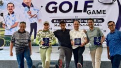 H. Husni Tamrin Raih Juara 1 Plak A pada Farewell Golf Game Kakanwil Ditjenpas Riau