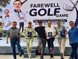 H. Husni Tamrin Raih Juara 1 Plak A pada Farewell Golf Game Kakanwil Ditjenpas Riau