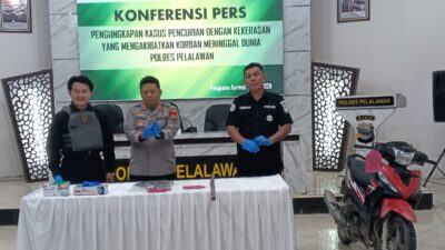 Satreskrim Polres Pelalawan Berhasil Amankan Pelaku Curas Yang Sempat Lari ke Propinsi Banten